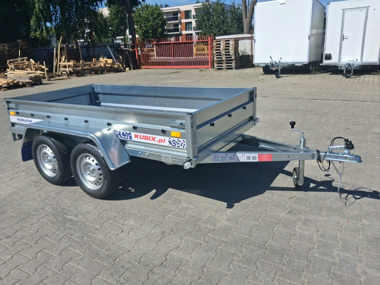 BEG7527T Niewiadów twin axle trailer, GVW 750 kg