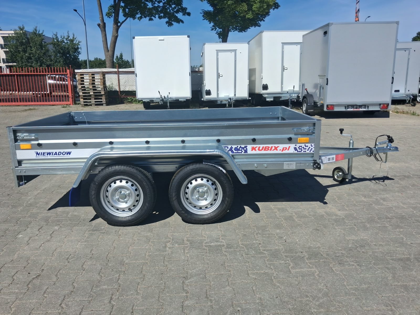BEG7527T Niewiadów twin axle trailer, GVW 750 kg - Image 6