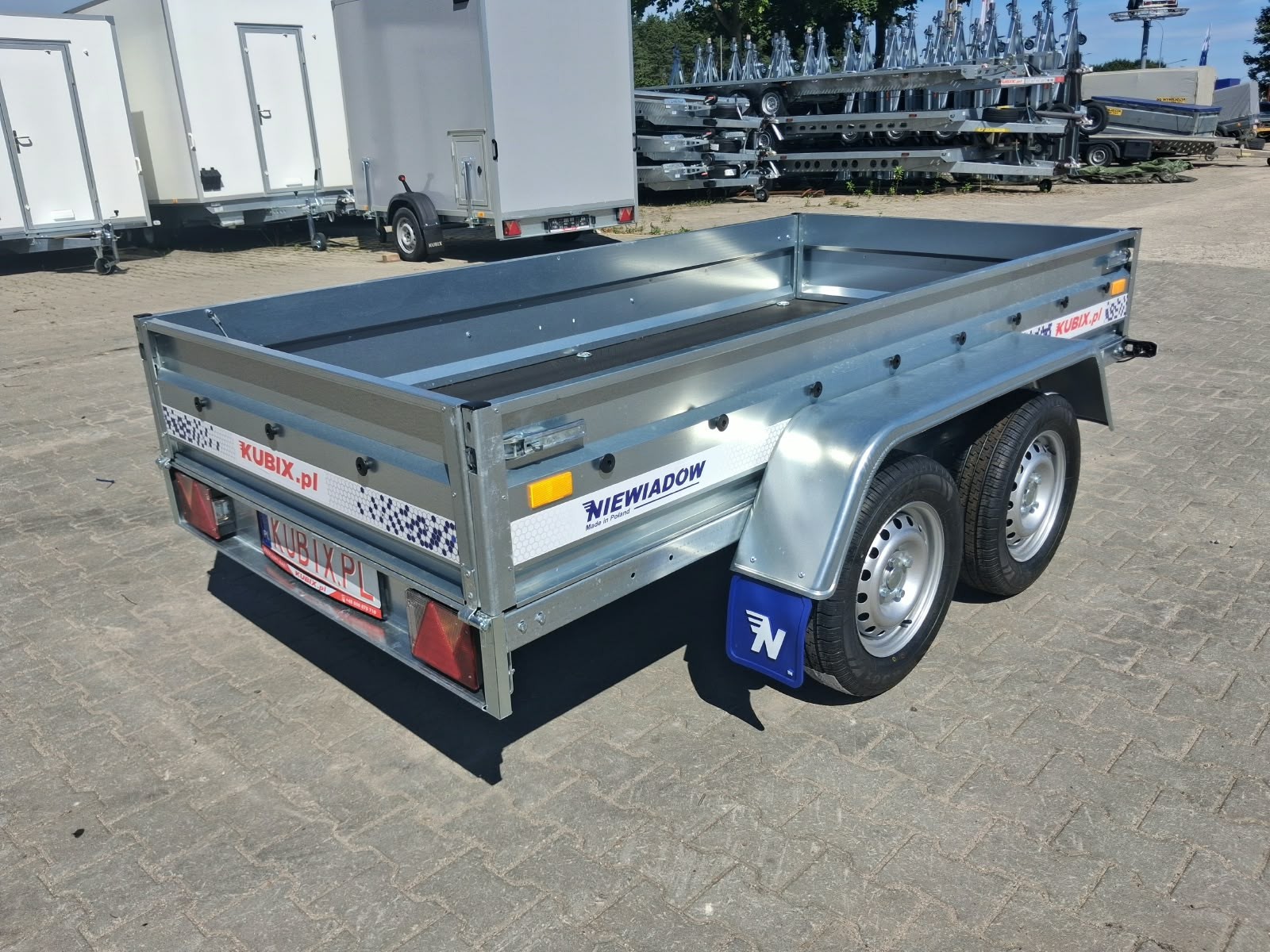BEG7527T Niewiadów twin axle trailer, GVW 750 kg - Image 7