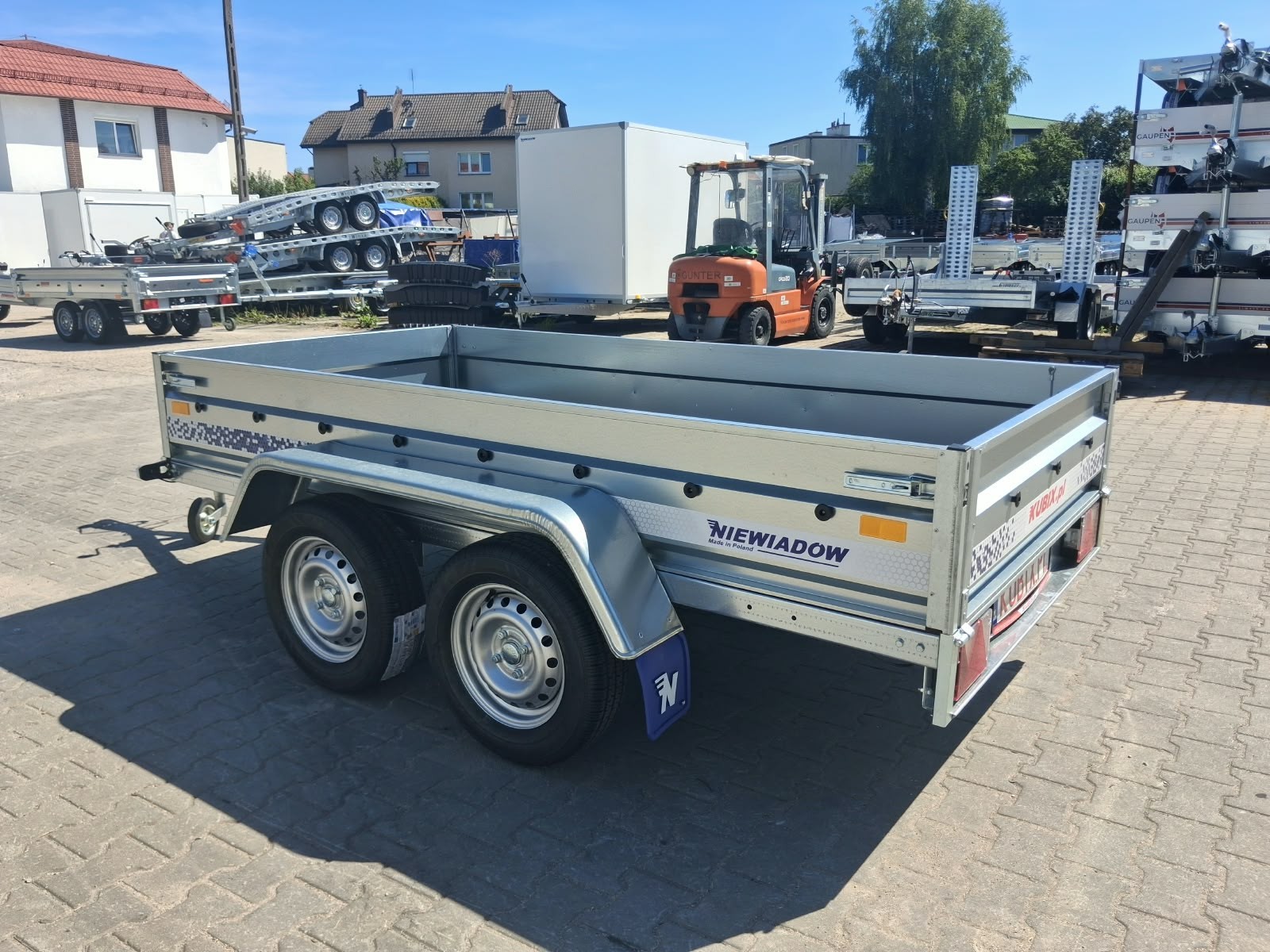 BEG7527T Niewiadów twin axle trailer, GVW 750 kg - Image 2