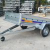 BEG7527U Niewiadów przyczepa jednoosiowa o DMC 750kg ze stelażem i plandeką