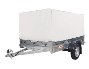 N7-236 ptw Neptun przyczepa jednoosiowa lekka ze stelażem i plandeką - obrazek 3