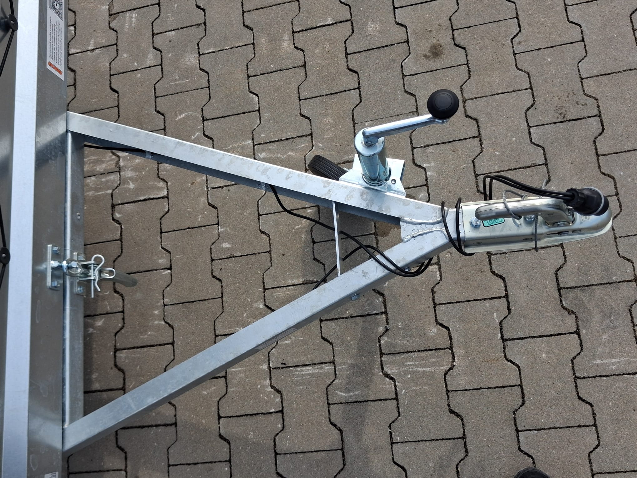 N7-236 ptw Neptun przyczepa jednoosiowa lekka ze stelażem i plandeką - obrazek 22