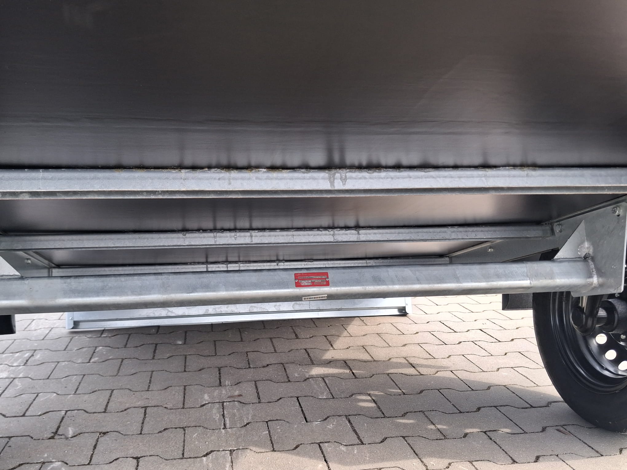 N7-236 ptw Neptun przyczepa jednoosiowa lekka ze stelażem i plandeką - obrazek 18