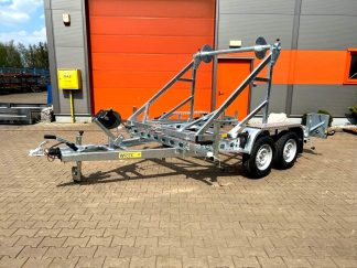 Przyczepa kablowa dwuosiowa hamowana Wiola K 3,5TH2, DMC 3 500 kg