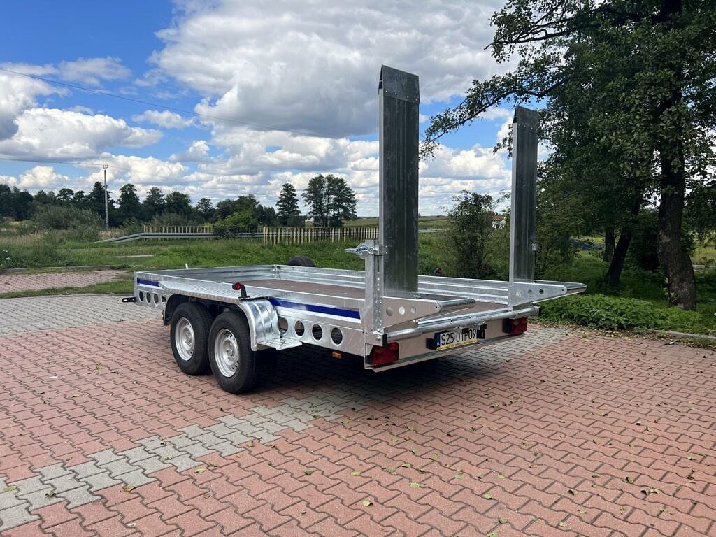 Wiola B3535 Przyczepa dwuosiowa pod minikoparkę z najazdami, DMC 3500 kg - obrazek 4