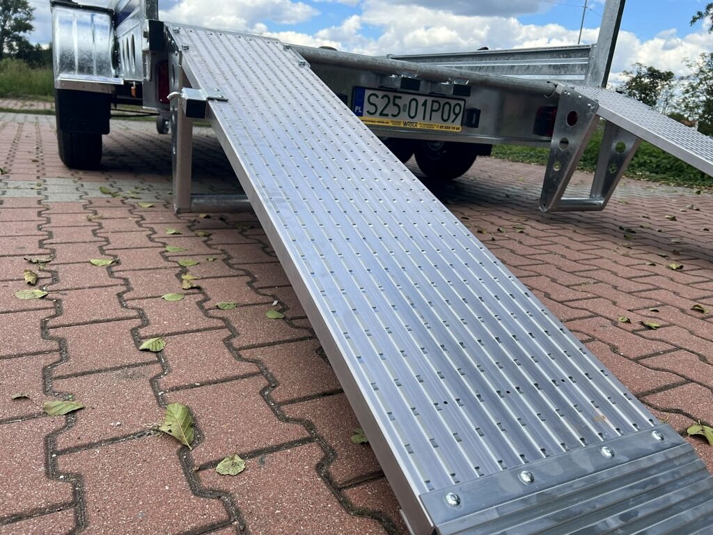 Wiola B3535 Przyczepa dwuosiowa pod minikoparkę z najazdami, DMC 3500 kg - obrazek 7