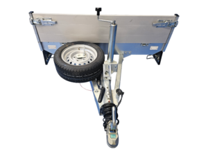 Przyczepa hamowana dwuosiowa Neptun GN259, N27-306 2 hl, DMC 2700kg, koła pod platformą - obrazek 5