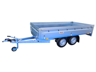 Przyczepa dwuosiowa lekka Neptun GN274, N7-302 2 kps, DMC 1 300 kg