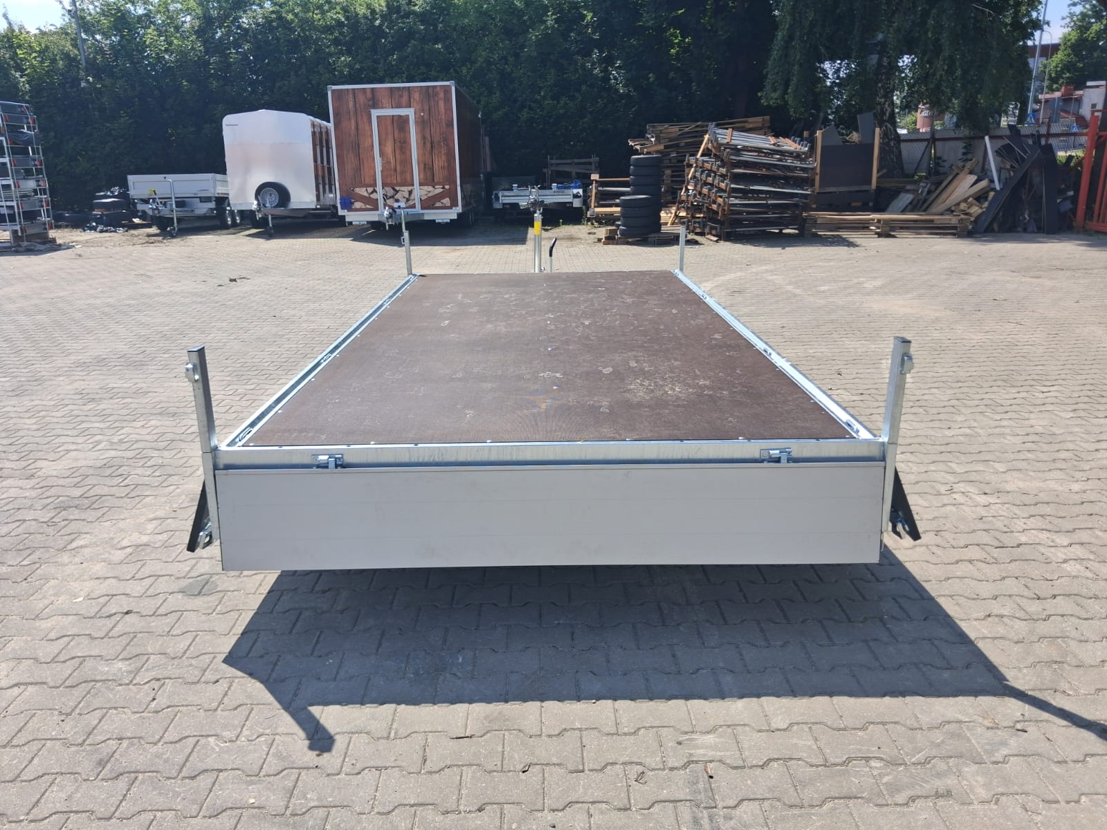 Przyczepa hamowana dwuosiowa Neptun GN259, N27-306 2 hl, DMC 2700kg, koła pod platformą - obrazek 25