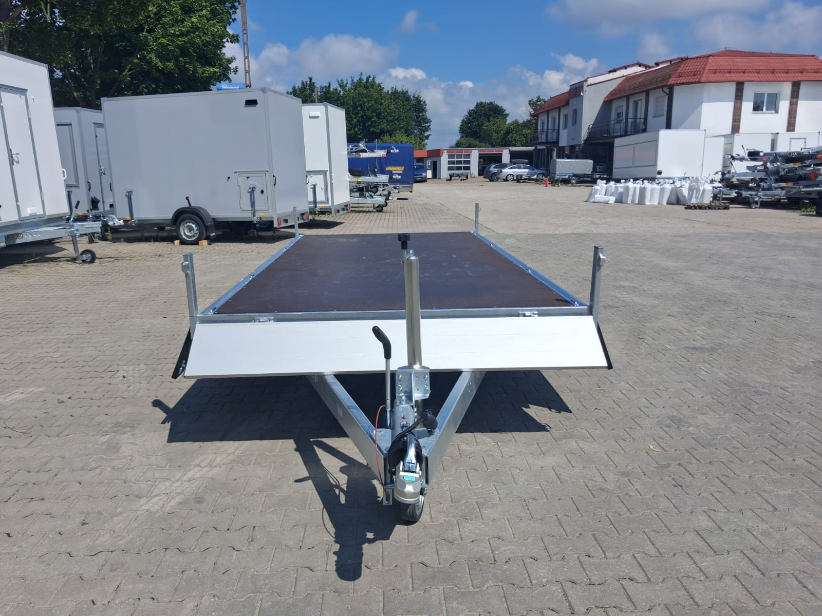 Przyczepa hamowana dwuosiowa Neptun GN259, N27-306 2 hl, DMC 2700kg, koła pod platformą - obrazek 22