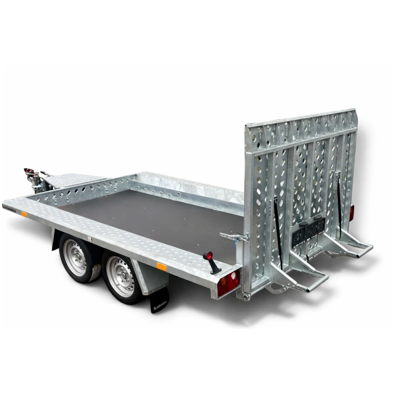 Przyczepa dwuosiowa pod minikoparkę Besttrailers Loader z trapem, DMC 2 700 kg - obrazek 4